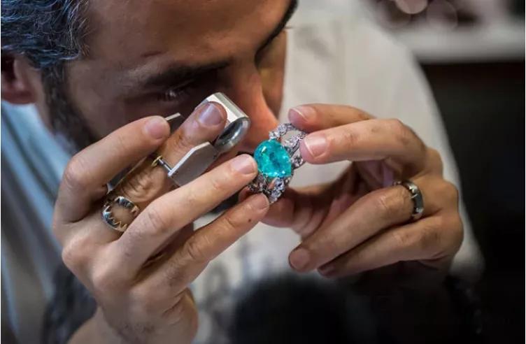 尼日利亚产帕拉伊巴碧玺,碧玺爱马仕帕拉伊巴