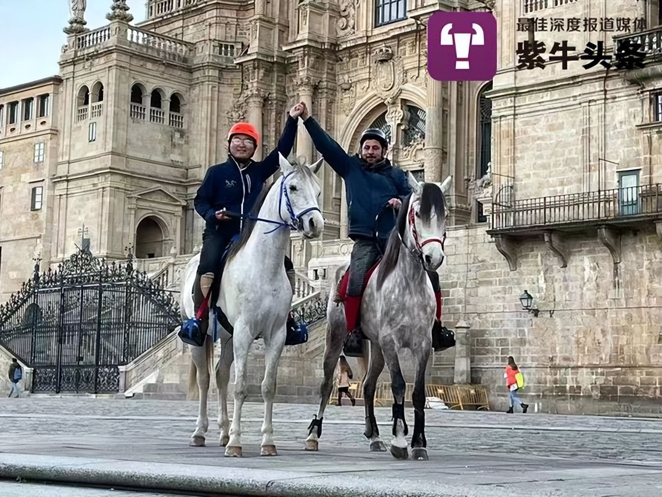 山东小伙买匹白马走欧洲,山东小伙欧洲买马骑回国