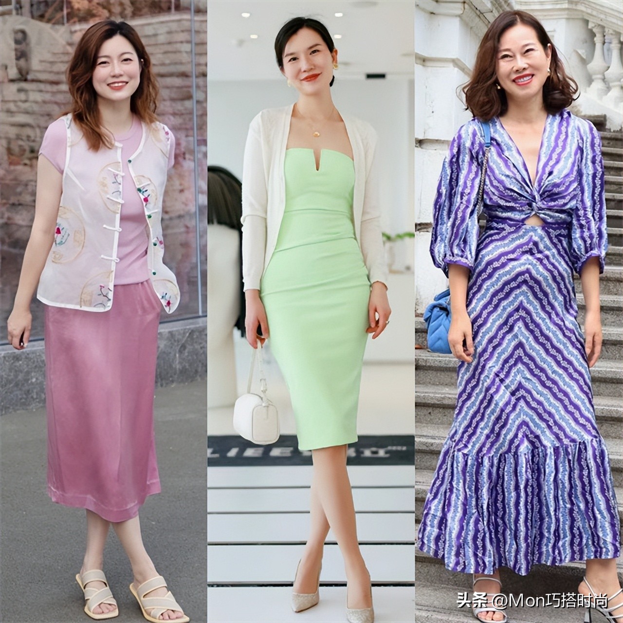 小个子夏季多巴胺穿搭高级感,多巴胺穿搭太火了减龄又时髦
