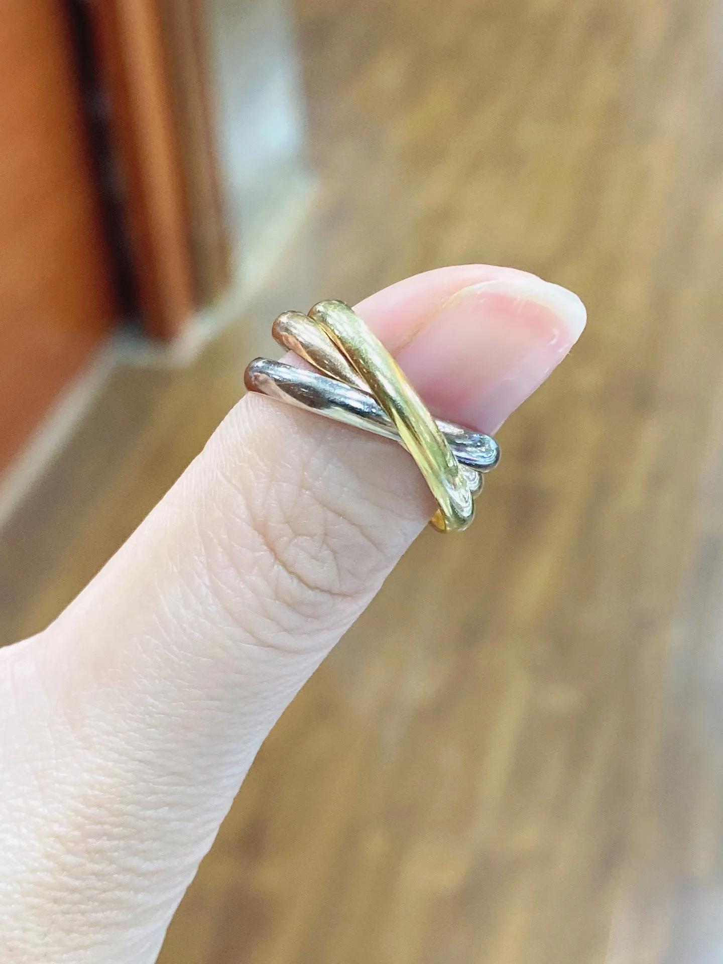 卡地亚三色戒指真假鉴定,卡地亚三色戒指宽版和窄版哪个好