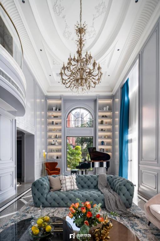 私藏这潋滟人间色:650㎡法式轻奢院墅,慢享生活温情