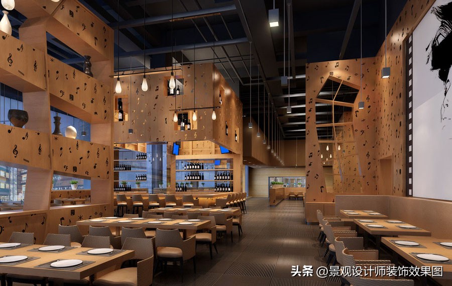 快餐厅设计图纸,快餐厅设计案例效果图