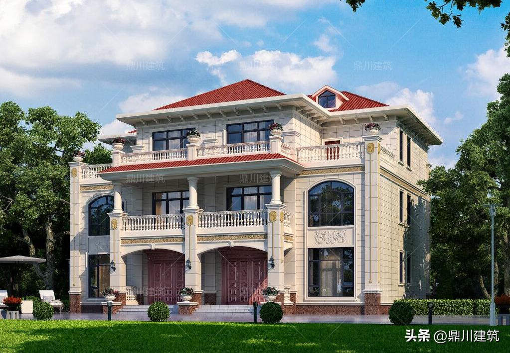 农村简约大气的建房,经济实惠的自建房实景图