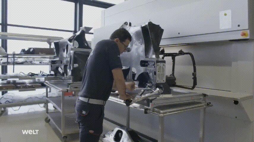 布加迪95968拼装教程,高清实拍布加迪