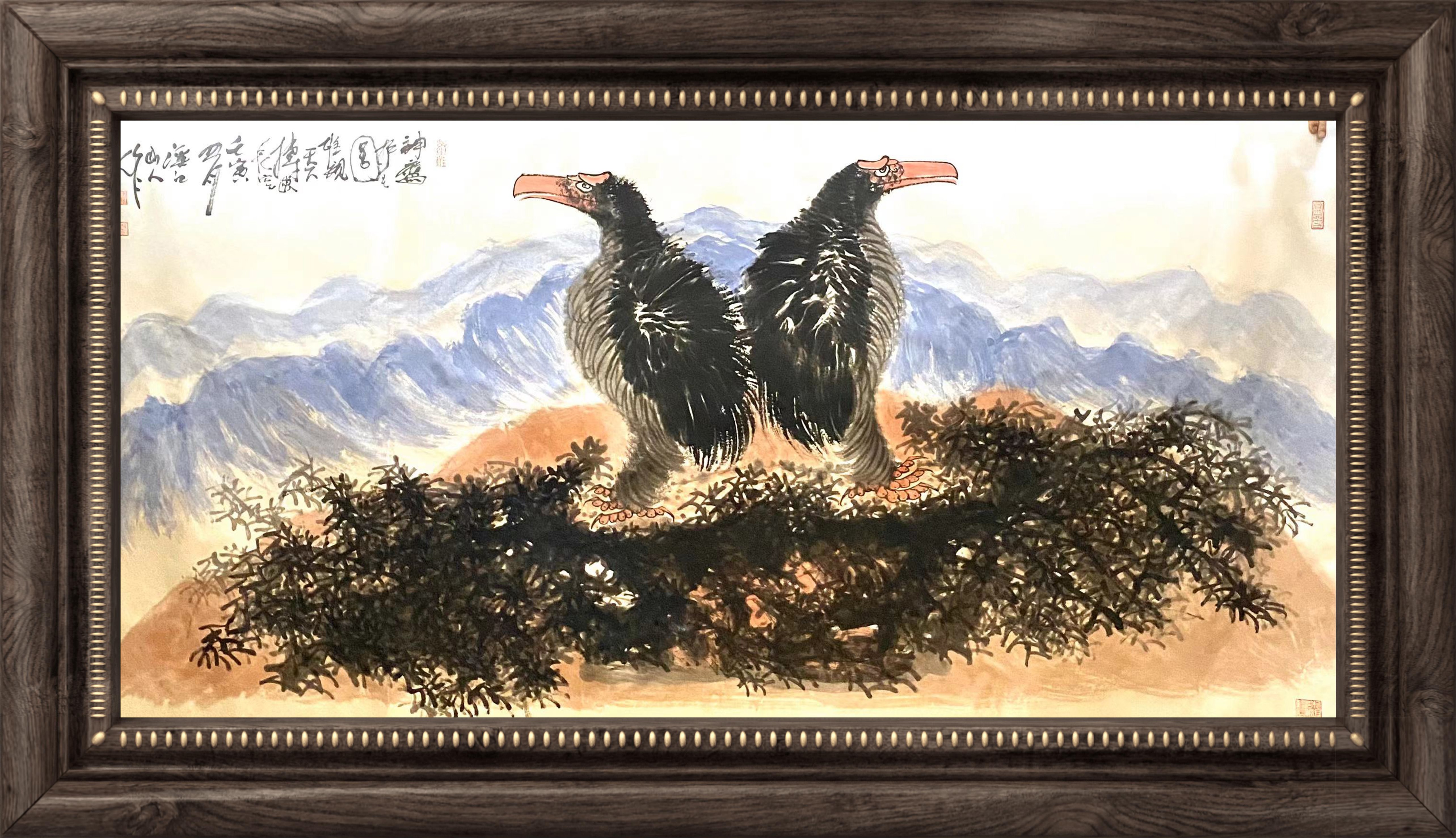 画家朱祖国作品集,书画家朱祖国的指墨画