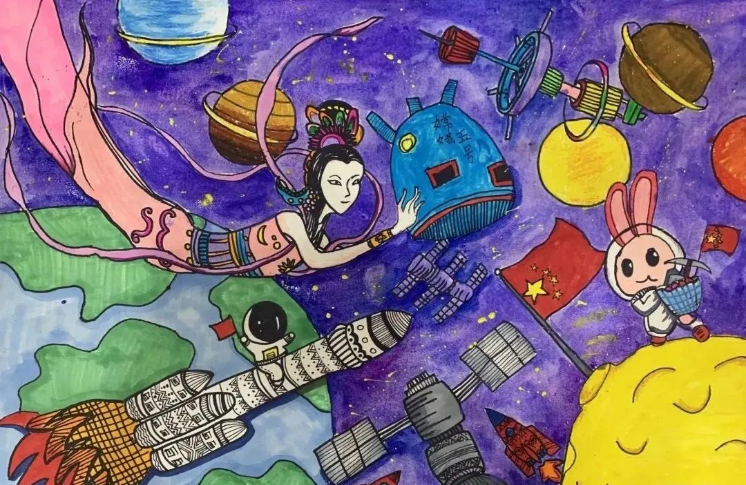 科幻画大全让科学插上艺术的翅膀,插上梦想的翅膀科幻画