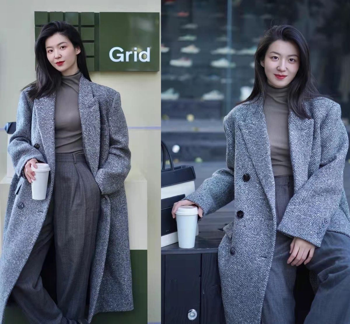 呢子大衣怎么穿最好看女,呢子大衣女式最优雅搭配