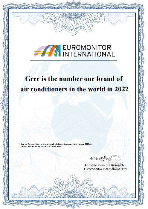 格力空调世界占有率是多少,格力空调市占率第一是谁