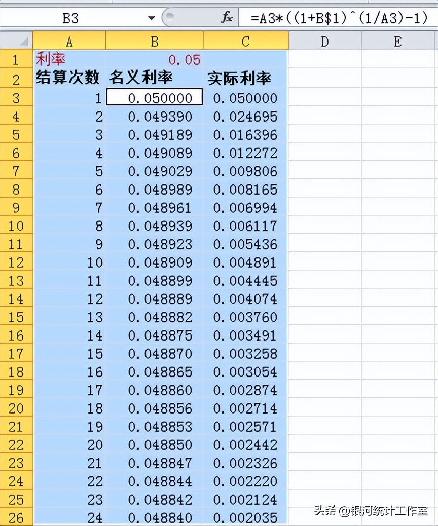 利息理论简介,日利息换算年利息