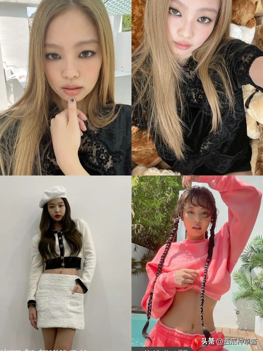 为什么jennie的圆脸就不显胖,jennie是如何改善方圆脸的