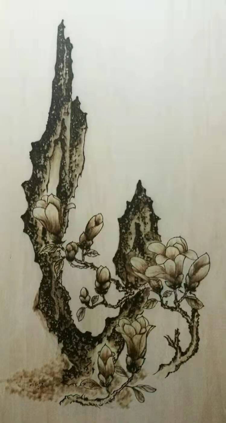 传承中国传统非遗烙画,非遗烙画100幅