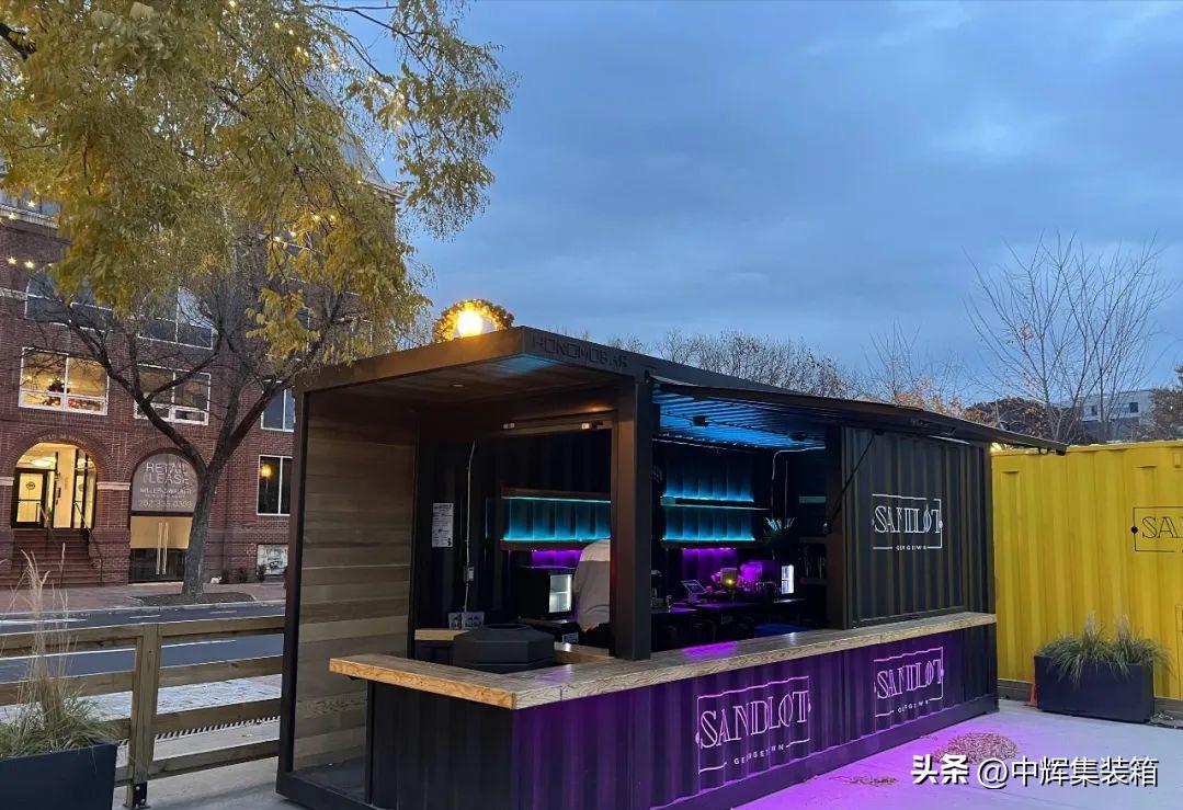 集装箱酒吧双层,集装箱酒吧创意设计