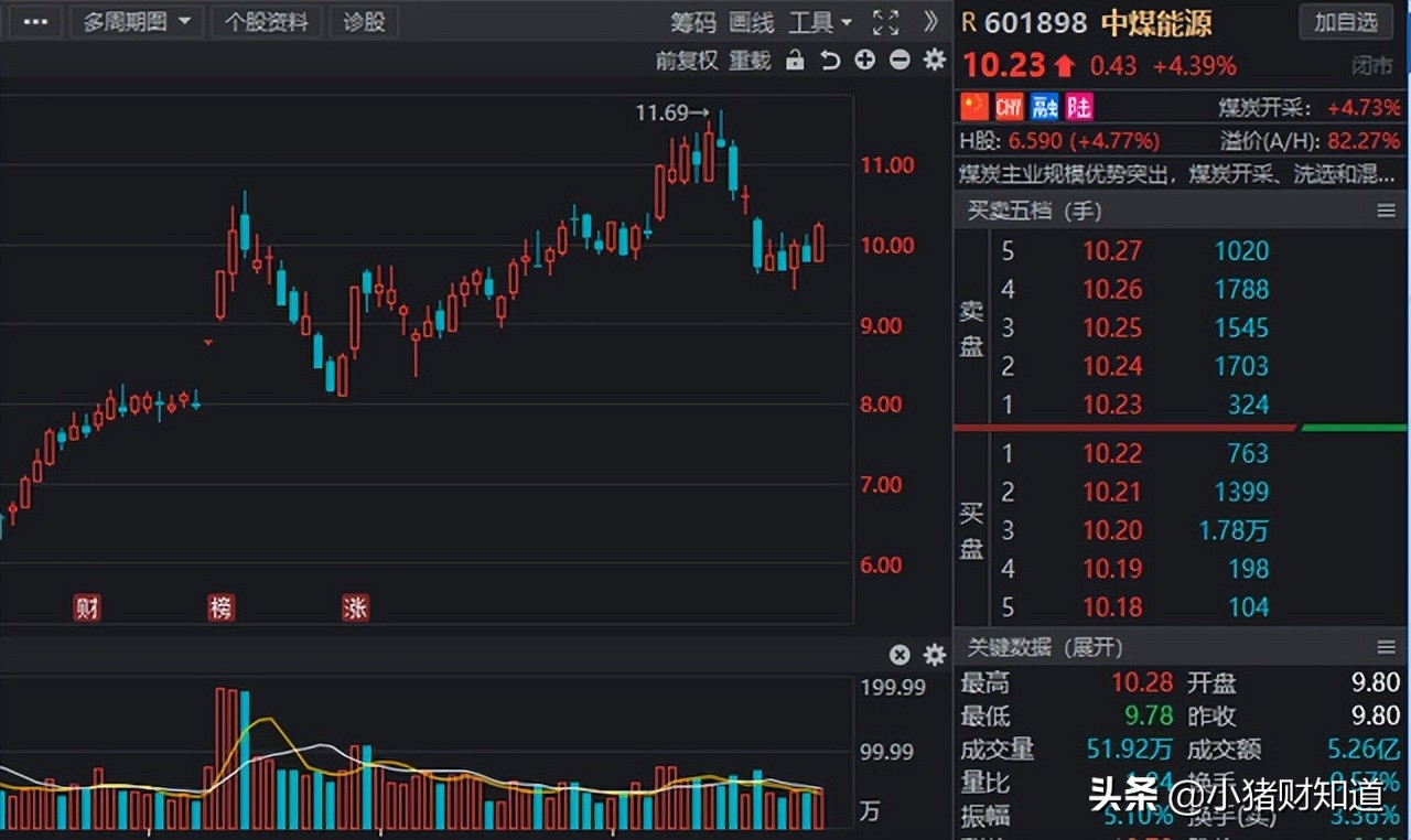 煤炭股业绩持续上涨的有哪些股票,煤炭主升龙头个股