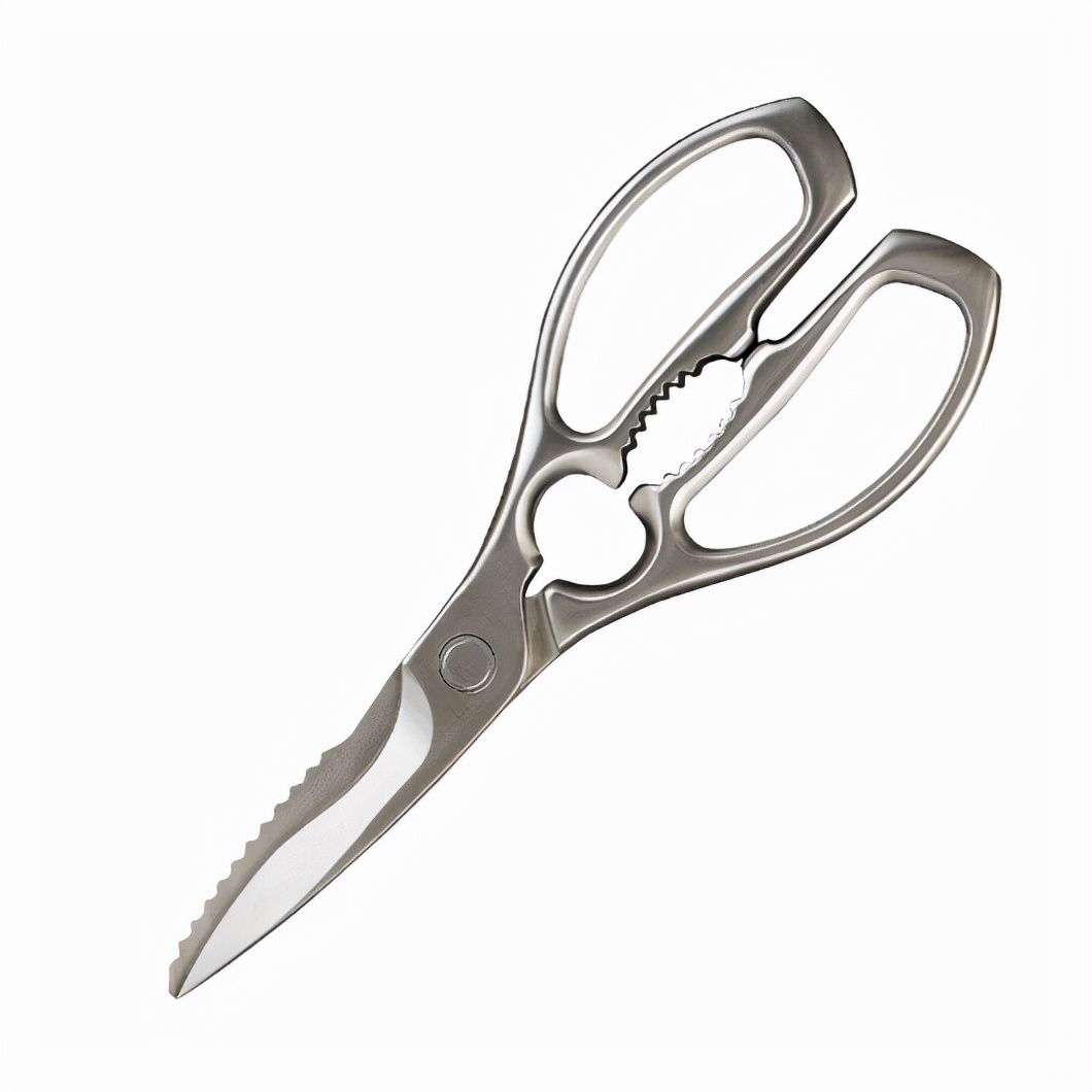 厨房用的剪刀用法视频,不锈钢剪刀厨房多功能剪刀