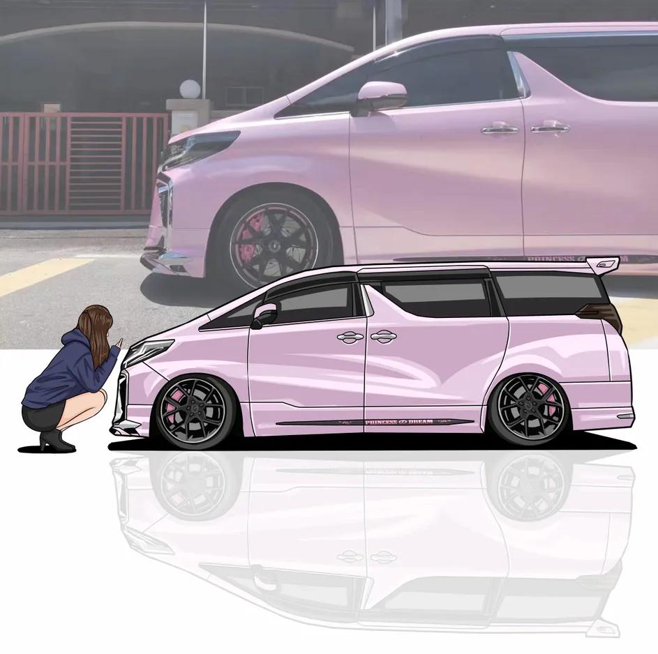 手绘汽车头像带车牌号,大众手绘汽车头像