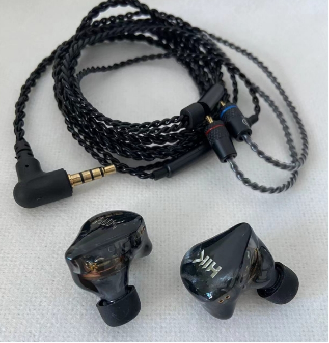 hiks1耳机氦刻,有线入耳耳机hiks1
