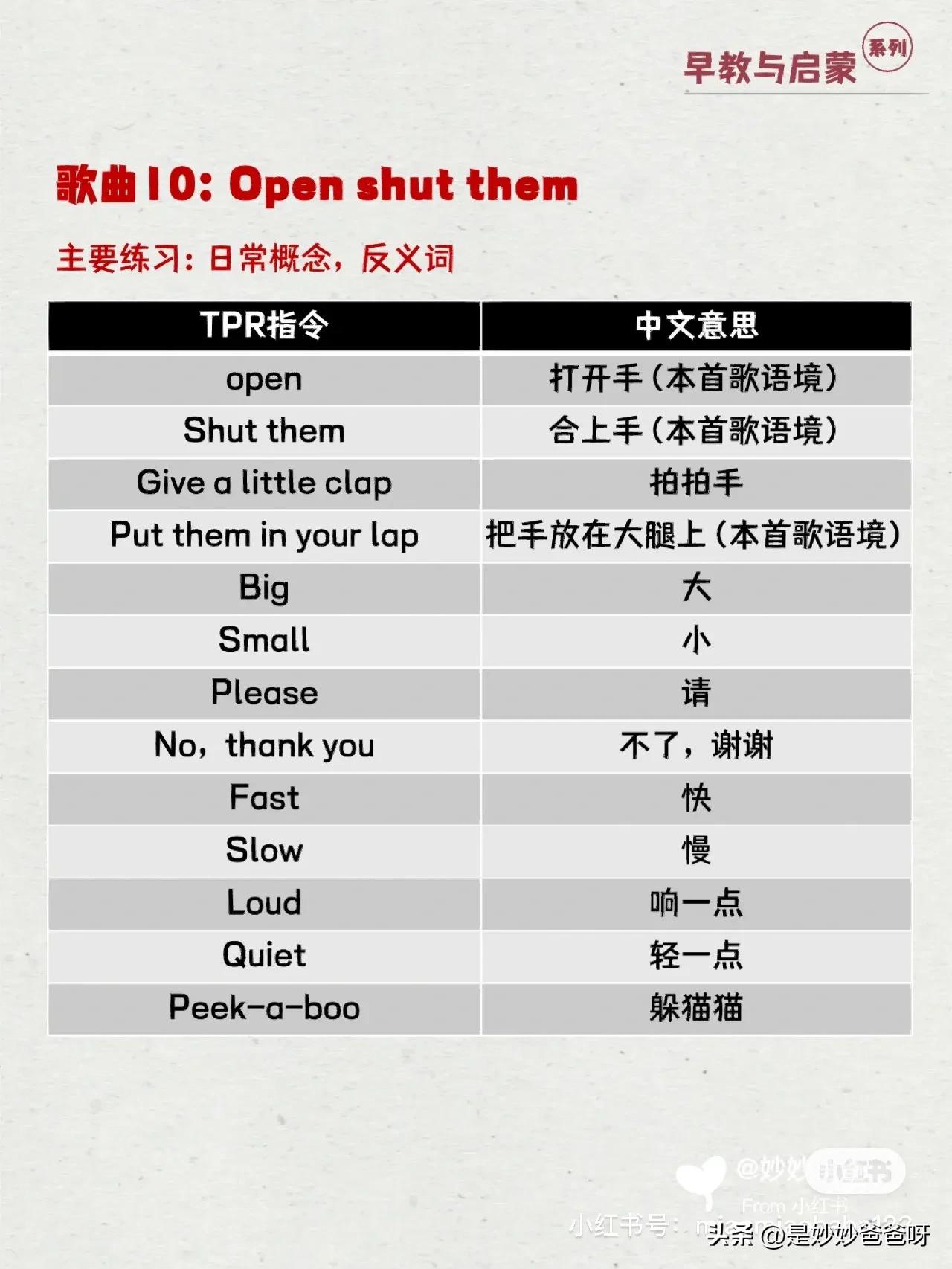 适合孩子英语启蒙的英文歌app,超魔性的tpr式英文教学儿歌