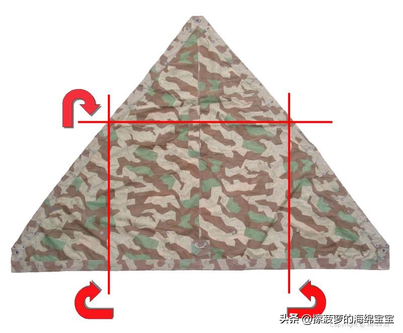 户外防水防火帐篷布,二战德国帐篷