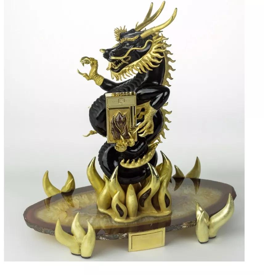 法国都彭龙年限定款打火机,2010都彭打火机高清大图