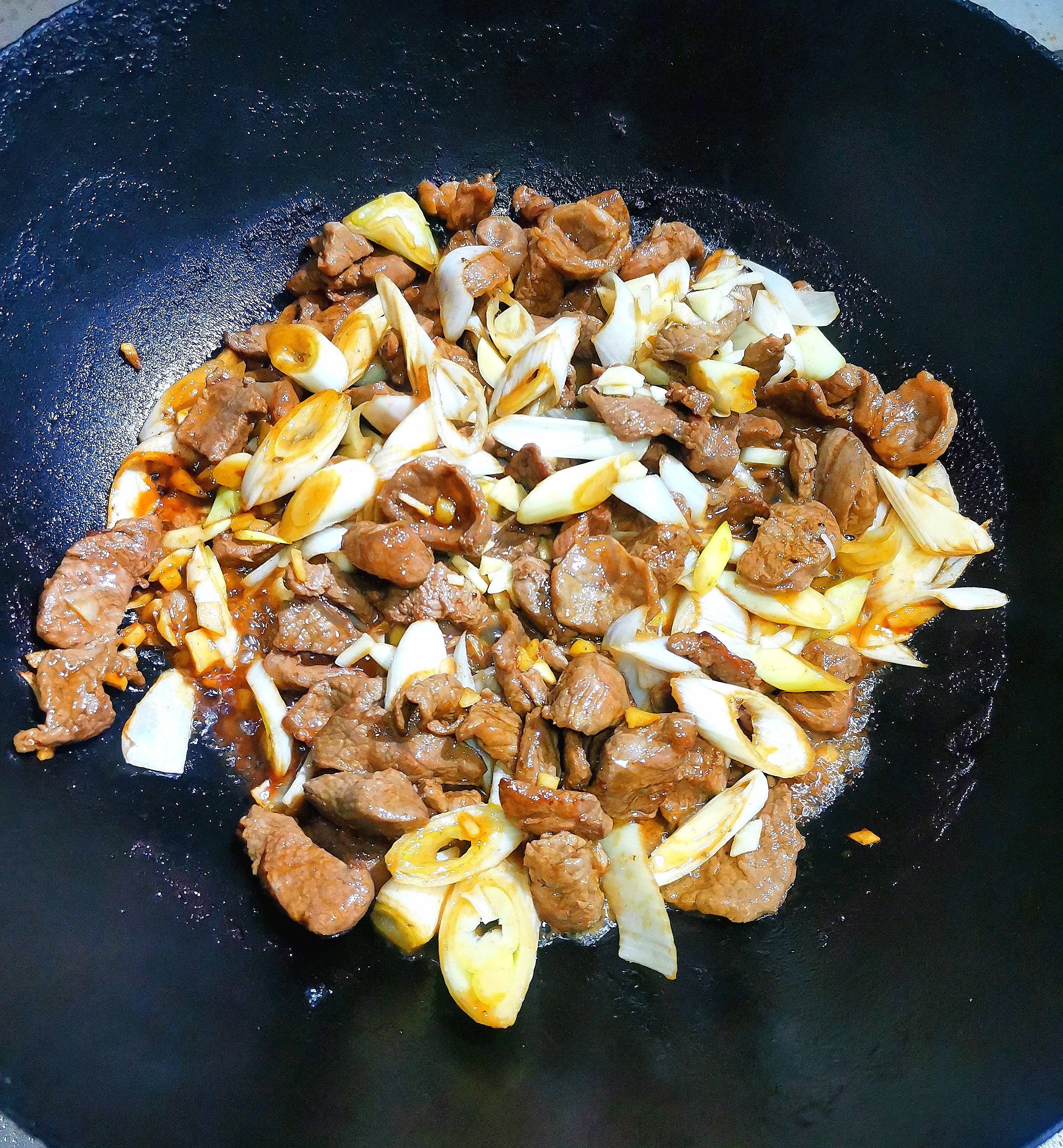 清真传统做法的葱爆羊肉,回民葱爆羊肉最正宗的做法