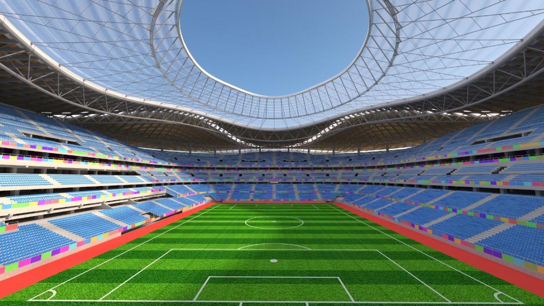 山东首座专业足球场首秀,山东首个6万座足球场新进展