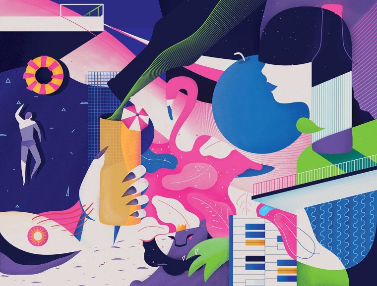 现代别墅平面布置图,现代房屋平面效果图