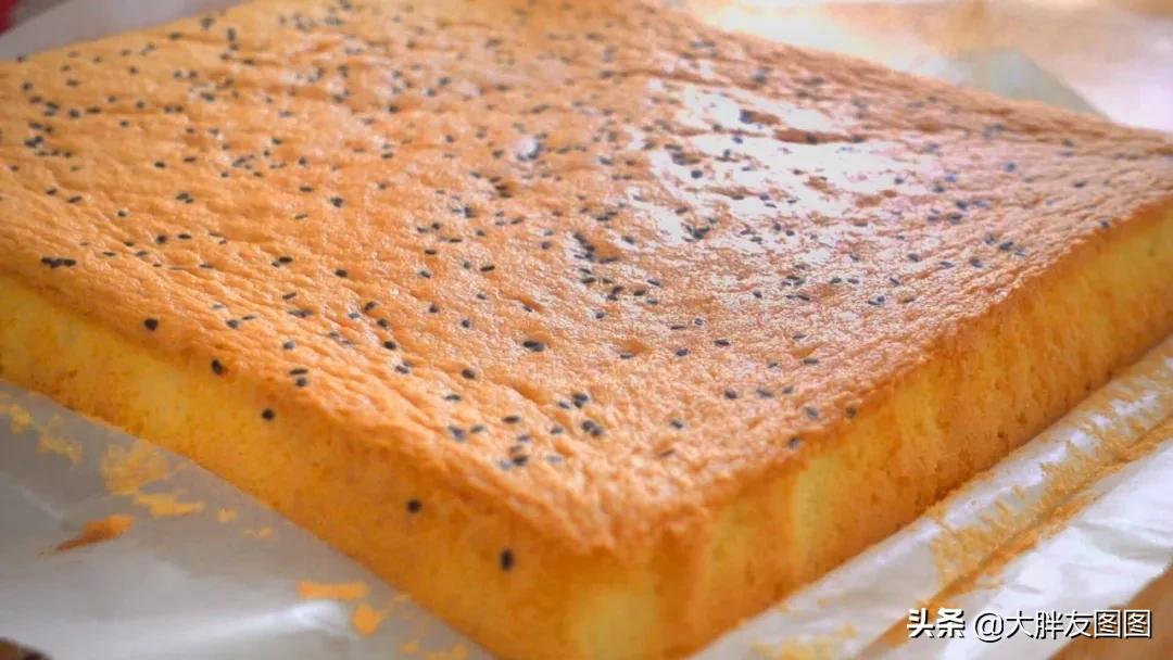 最简单的老式蛋糕的做法,松软细腻好吃的无水蛋糕的做法
