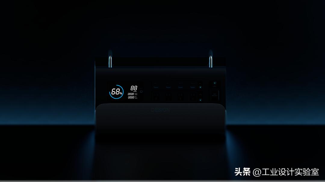 户外移动电源设计平面图标,户外移动电源产品设计