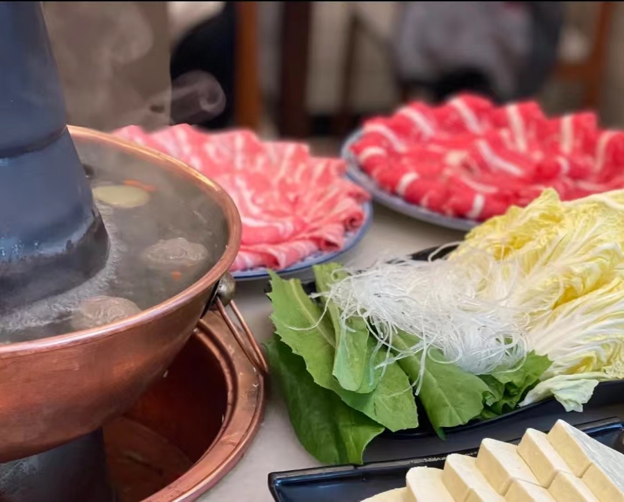 吃老北京铜锅涮肉长视频,吃老北京铜锅涮肉