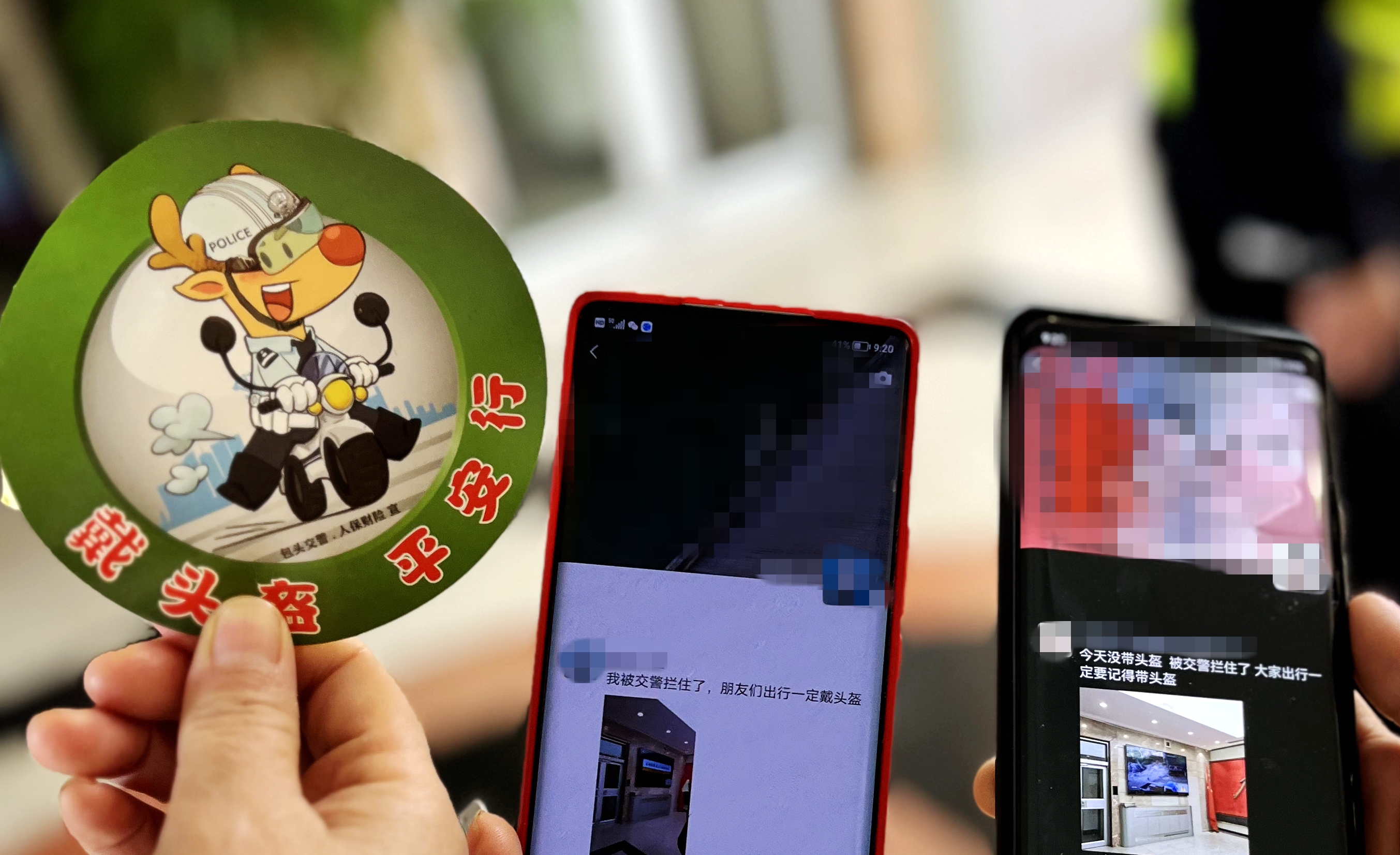 骑电动车不戴头盔交警蜀黍有办法,交警骑电动车不戴头盔属于违法吗