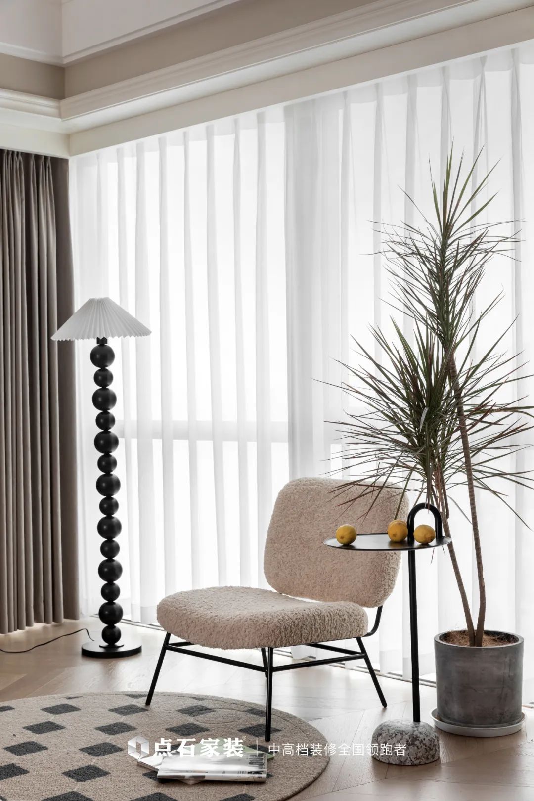 家居博主原木风,家居博主江景大平层