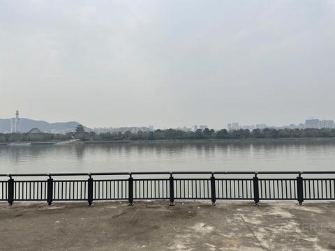 相望橘子洲，长沙万达文华小住