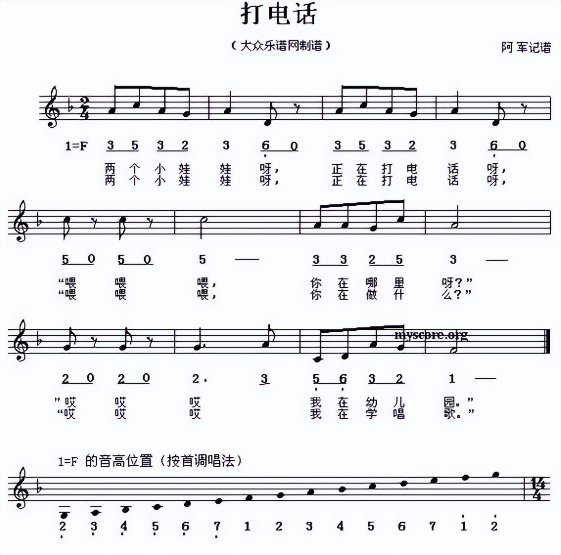 幼师必弹50首儿歌曲谱简谱,幼儿园音乐曲谱大全