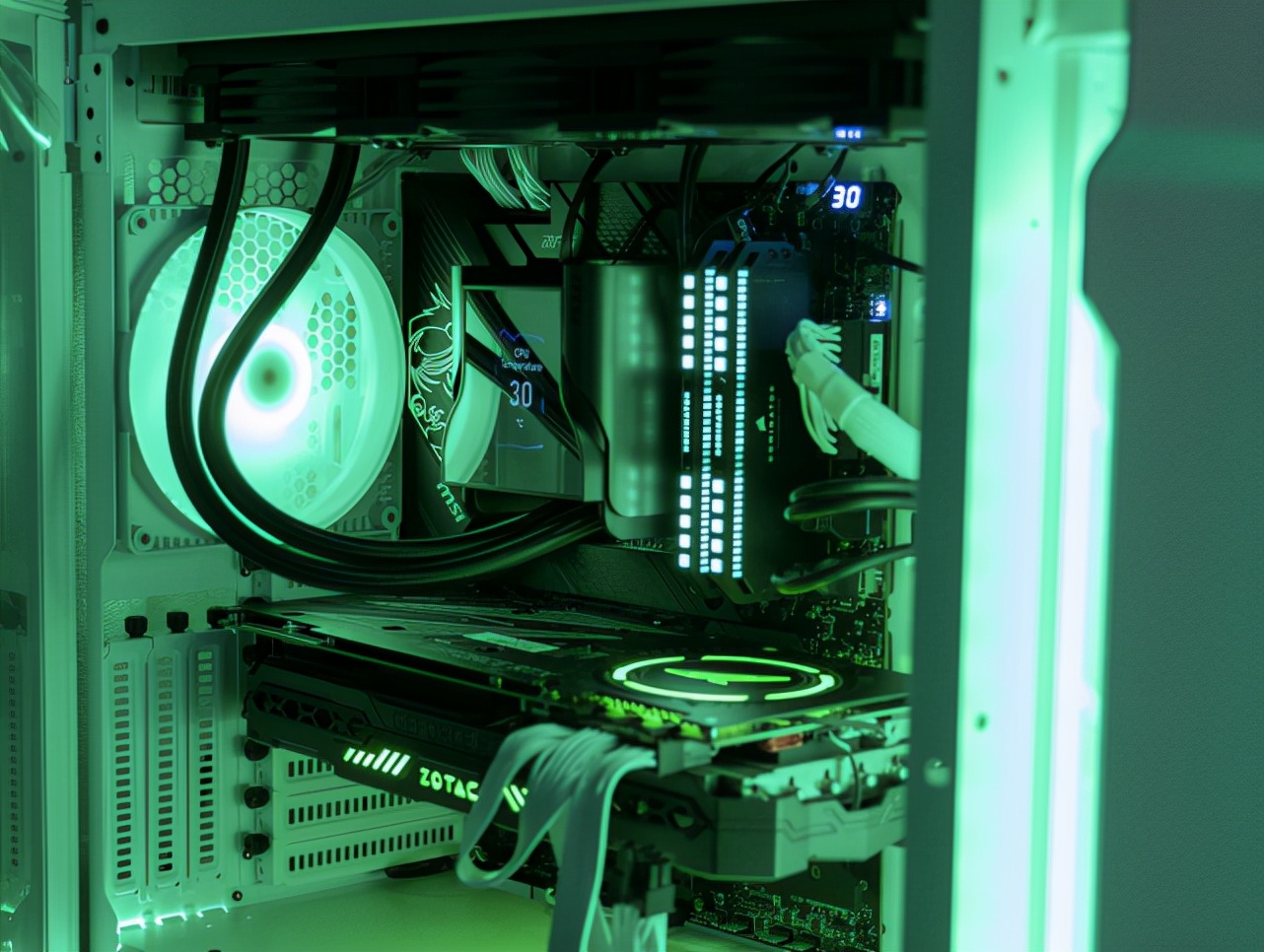 微星战神s360水冷和龙神二代,测试微星s360水冷