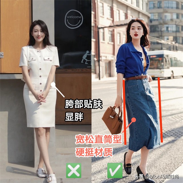 腿粗胯宽屁股大小个子穿搭,腿粗胯宽屁股大怎么搭