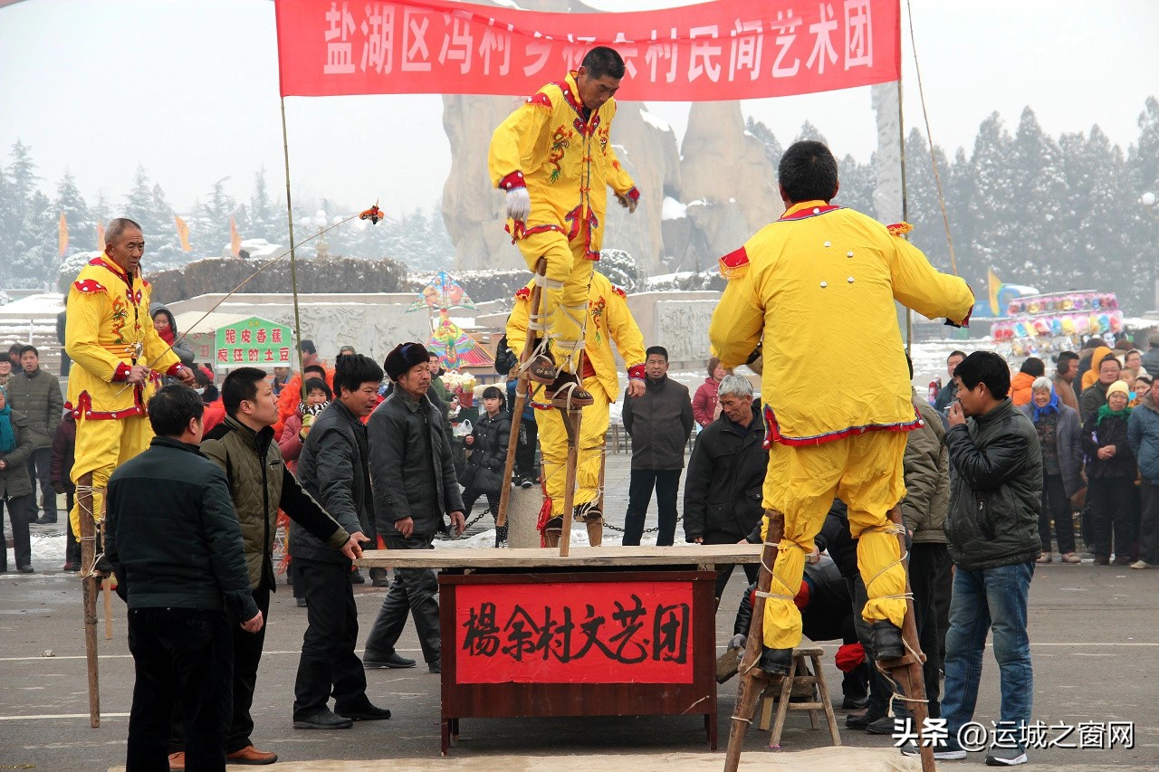 传承民间社火活动,山西运城非遗传统社火表演