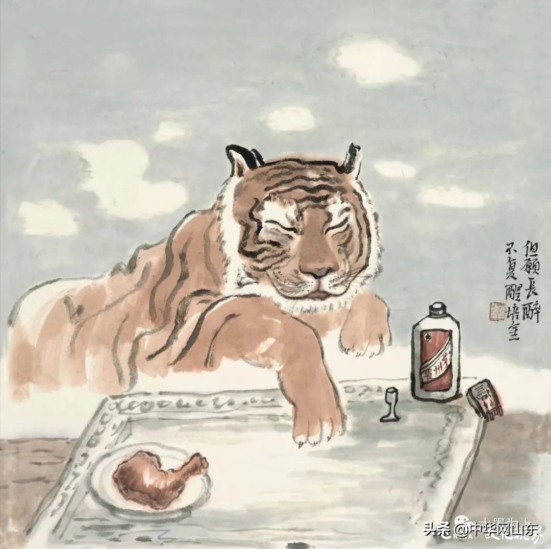 著名画家肖培金推出“虎啸风生——壬寅生肖虎新作展”线上展览