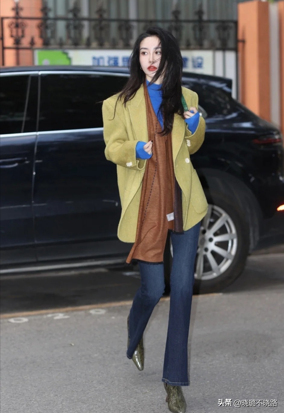 烟管裤搭配毛呢西装外套,西装烟管裤穿搭女春秋搭配高级感