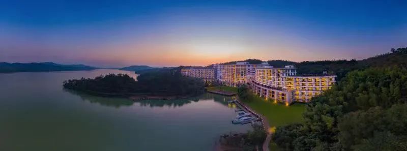 绿色生态餐厅,涵田度假村天目湖