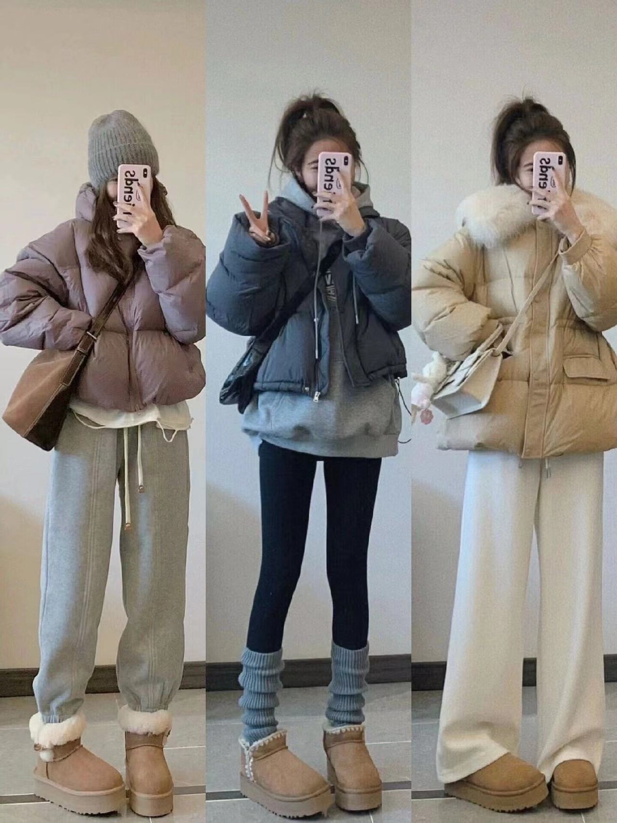 冬季好看保暖的穿搭,冬天保暖又好看的搭配图片大全