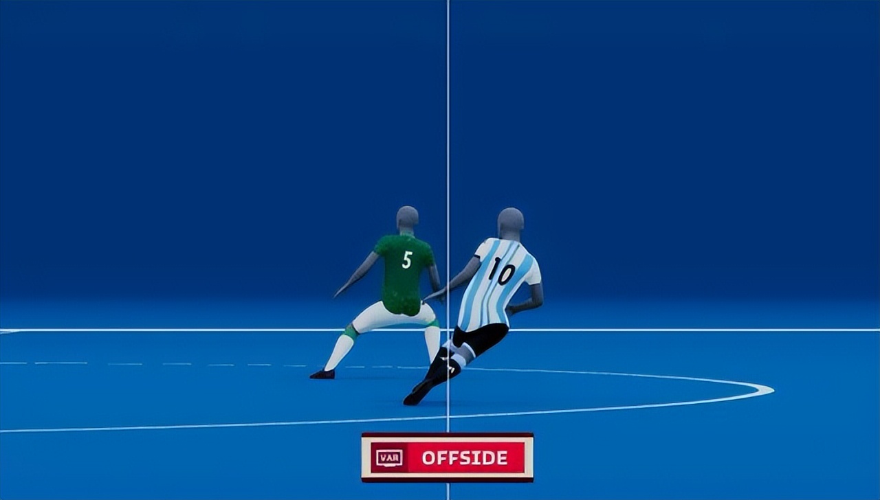 阿根廷3个进球被判越位详细分析,阿根廷连续十次越位