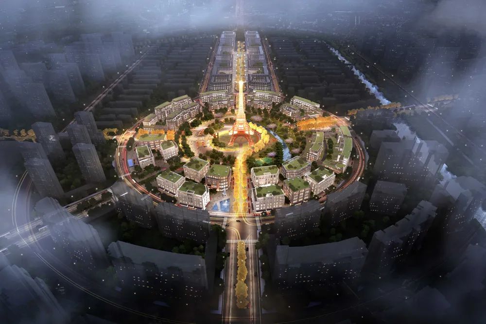 天都城铁塔商业综合体效果图,杭州星桥天都城铁塔