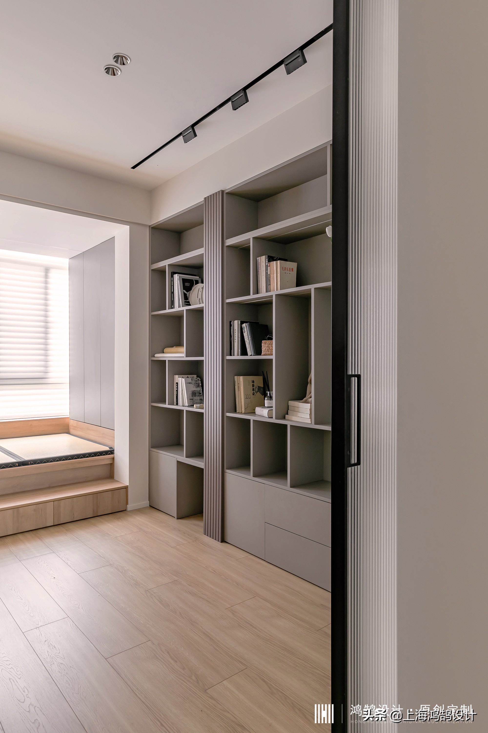 原木轻奢风格样板房,小户型原木风格样板间