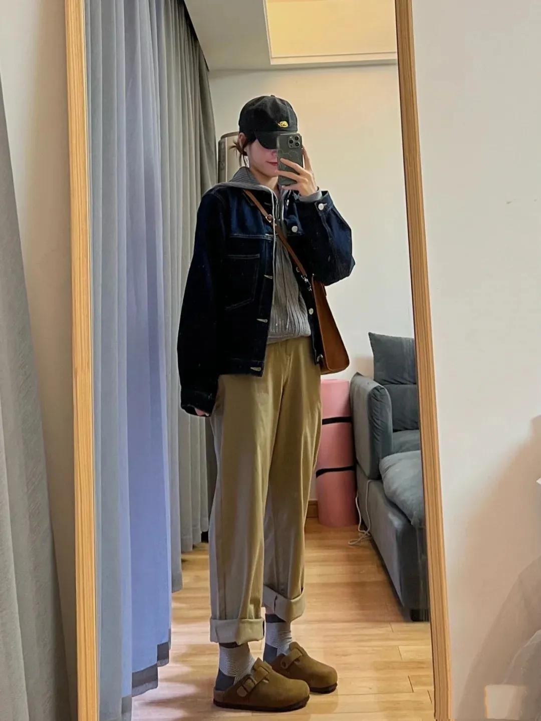 无印良品最好穿的牛仔裤,无印良品穿搭春夏