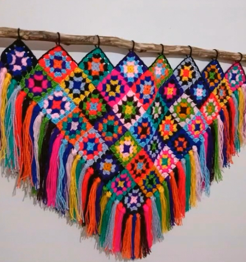 钩针编织各种墙挂花篮,钩针花环墙挂玫瑰花教程