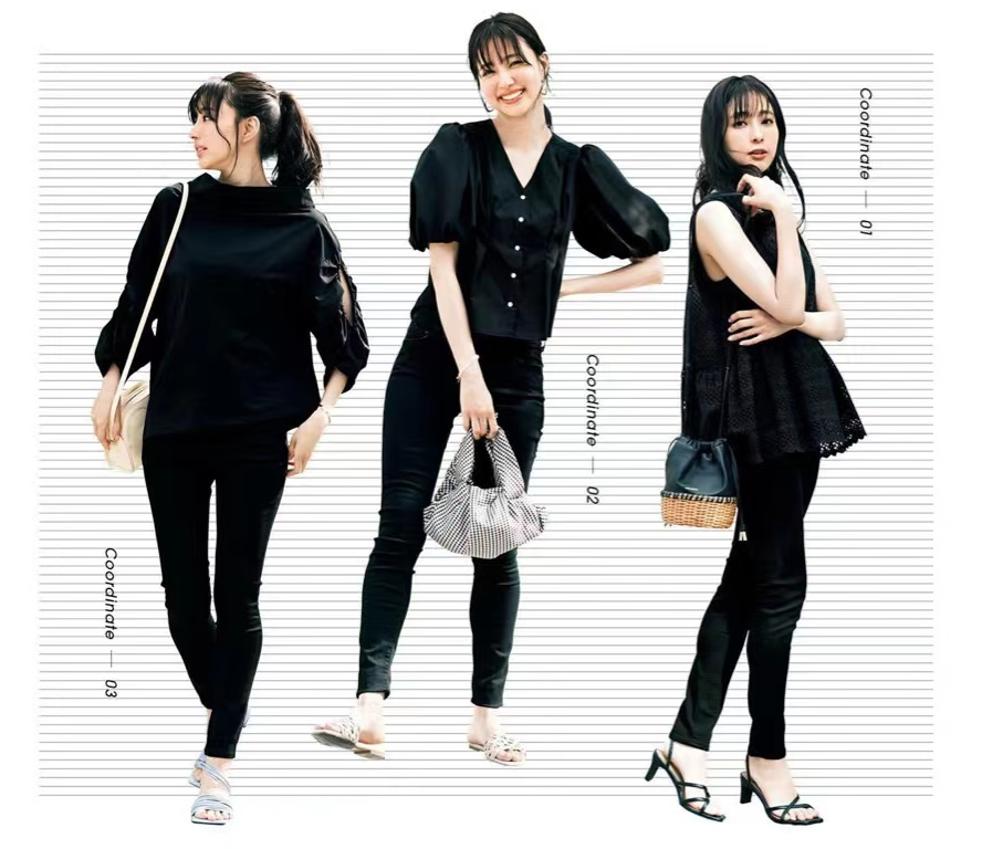 又美又飒黑色系甜酷辣妹穿搭,全黑look怎么搭配才又飒又美组图