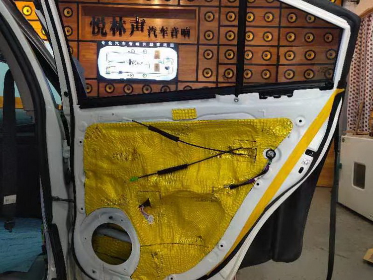 守卫安静河北悦林声丰田卡罗拉汽车隔音改装大白鲨