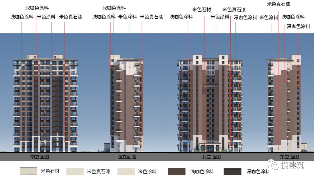 外立面材料造价排名,铝板真石漆外墙效果图
