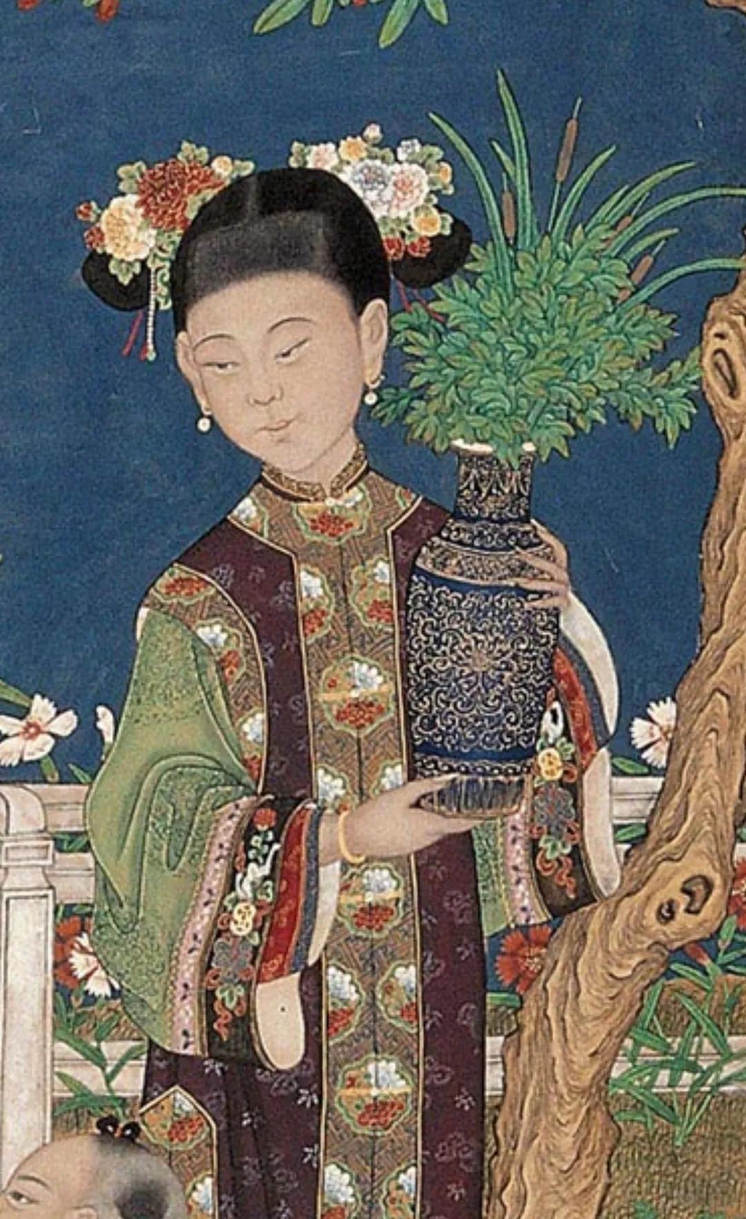 清冷枚仕女图绢本,清冷枚简介