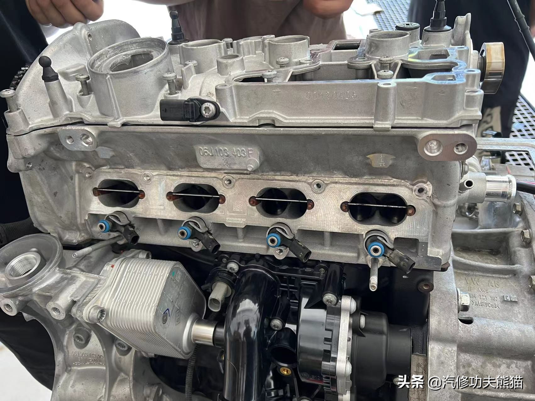 严谨的德国工人钣金修复,严谨的德国师傅修复事故车